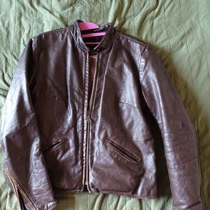Cafe Racer Vintage Leather Jacket